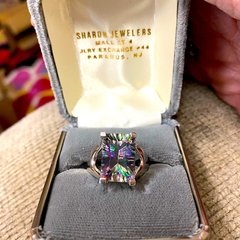 Sterling Silver Mystic Fire Topaz Ring